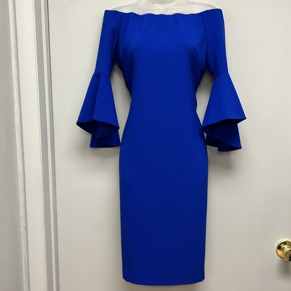 Chelsea28 Ruffle Off The Shoulder Dress Size 6 - Picture 5 of 15